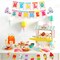 Hello Summer Banner, Colorful Ice Cream Sign Banner Bunting Garland Hanging Paper Kit for Hawaiian Tropical Luau Summer Beach Sweet Ice Cream Birthday Party Decorations Supplies